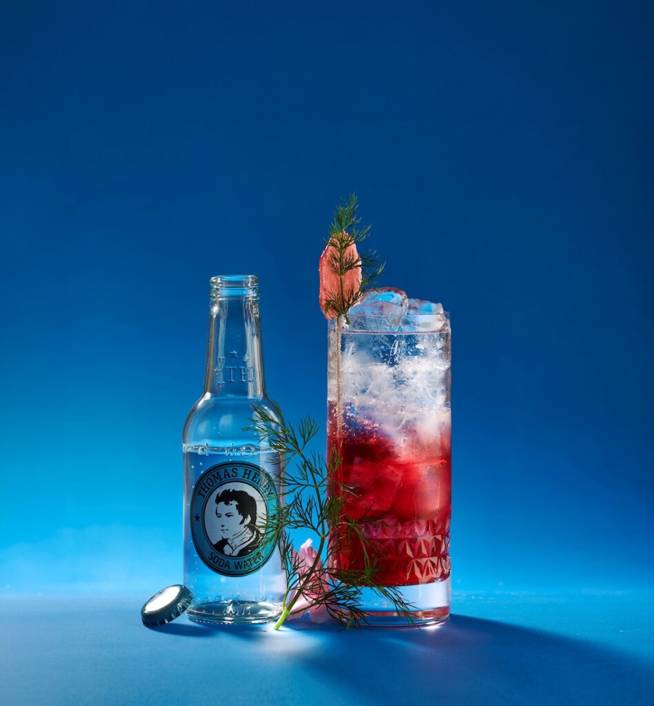Red Little Cocktail Rezeptbild mit Thomas Henry Soda Water
